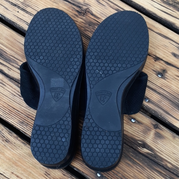 Donald J Pliner Black Leather Sandal Size 10 - Picture 7 of 7